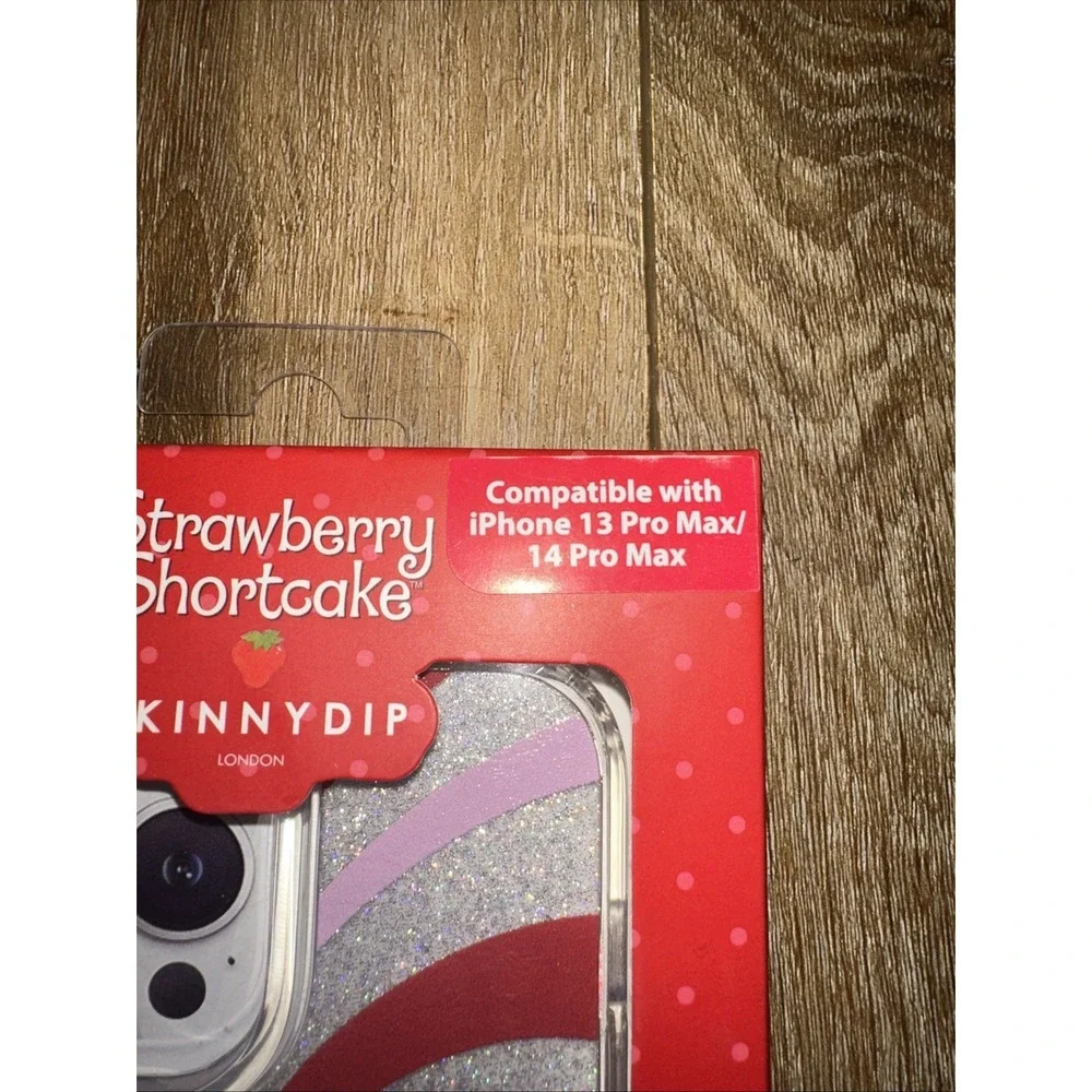 NEW 🍓 Strawberry Shortcake & Cat‎ Skinnydip iPhone 13 Pro Max/ 14 Pro Max Case